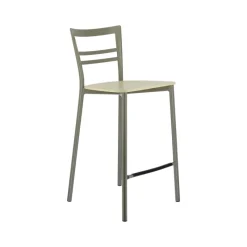 Go Clip Connubia® Tabouret snack contemporain en métal et multiplis bois* Tabouret Snack (assise +/- 65 Cm)|Tabouret De Bar (assise +/- 80 Cm)