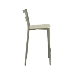 Go Clip Connubia® Tabouret snack contemporain en métal et multiplis bois* Tabouret Snack (assise +/- 65 Cm)|Tabouret De Bar (assise +/- 80 Cm)