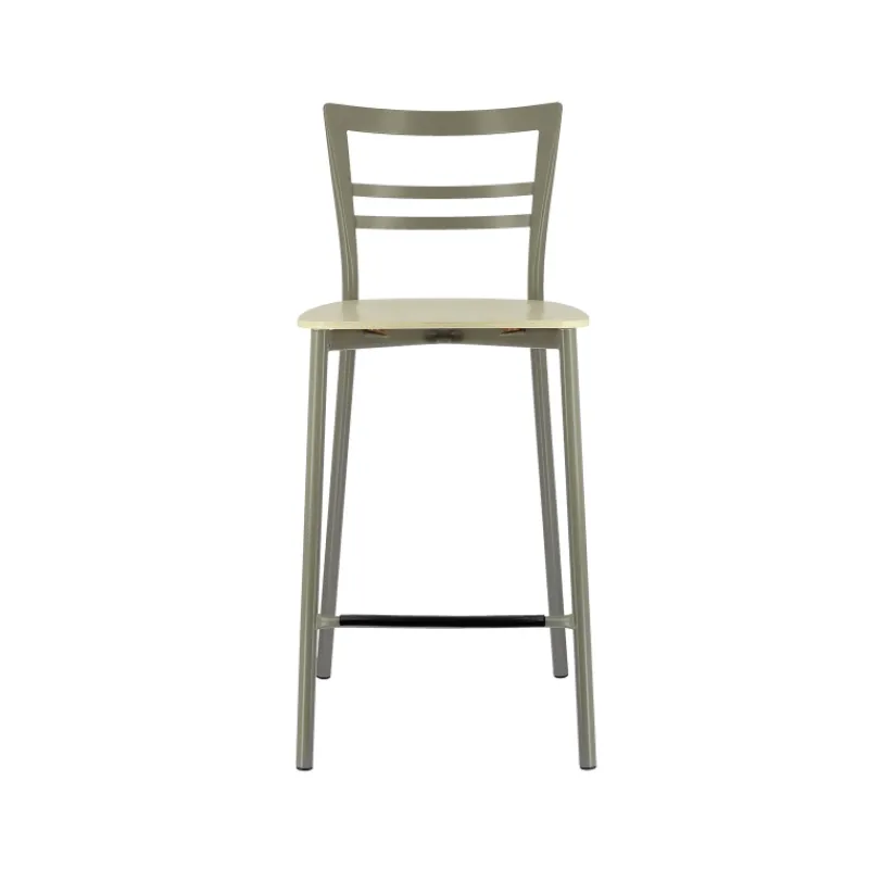 Go Clip Connubia® Tabouret snack contemporain en métal et multiplis bois* Tabouret Snack (assise +/- 65 Cm)|Tabouret De Bar (assise +/- 80 Cm)