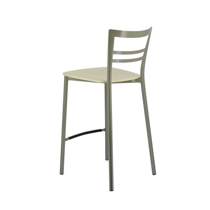 Go Clip Connubia® Tabouret snack contemporain en métal et multiplis bois* Tabouret Snack (assise +/- 65 Cm)|Tabouret De Bar (assise +/- 80 Cm)