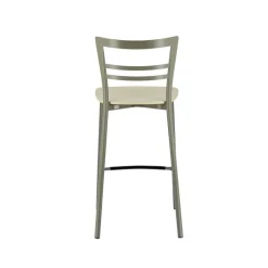 Go Clip Connubia® Tabouret snack contemporain en métal et multiplis bois* Tabouret Snack (assise +/- 65 Cm)|Tabouret De Bar (assise +/- 80 Cm)