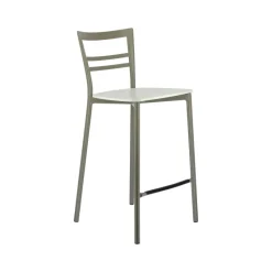 Go Clip Connubia® Tabouret snack contemporain en métal et multiplis bois* Tabouret Snack (assise +/- 65 Cm)|Tabouret De Bar (assise +/- 80 Cm)