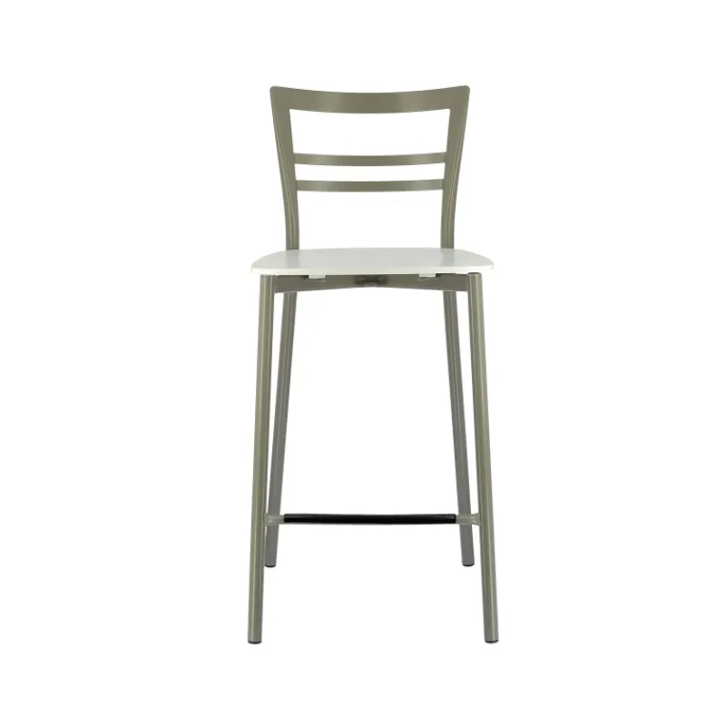 Go Clip Connubia® Tabouret snack contemporain en métal et multiplis bois* Tabouret Snack (assise +/- 65 Cm)|Tabouret De Bar (assise +/- 80 Cm)