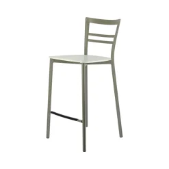 Go Clip Connubia® Tabouret snack contemporain en métal et multiplis bois* Tabouret Snack (assise +/- 65 Cm)|Tabouret De Bar (assise +/- 80 Cm)