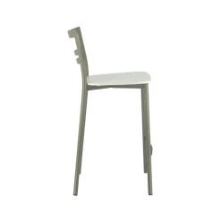 Go Clip Connubia® Tabouret snack contemporain en métal et multiplis bois* Tabouret Snack (assise +/- 65 Cm)|Tabouret De Bar (assise +/- 80 Cm)