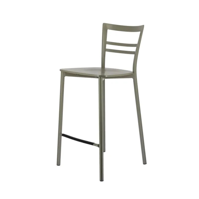 Go Clip Connubia® Tabouret snack contemporain en métal et multiplis bois* Tabouret Snack (assise +/- 65 Cm)|Tabouret De Bar (assise +/- 80 Cm)