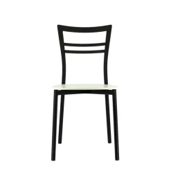 Go Connubia® Chaise contemporaine en métal et assise multiplis bois* Chaise De Cuisine|Chaise De Salle à Manger