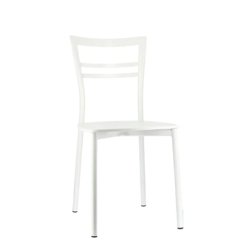 Go Connubia® Chaise contemporaine en métal et assise multiplis bois* Chaise De Cuisine|Chaise De Salle à Manger
