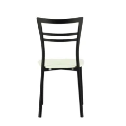 Go Connubia® Chaise contemporaine en métal et assise multiplis bois* Chaise De Cuisine|Chaise De Salle à Manger