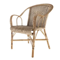 Kok Grand père MarcelFauteuil en rotin vintage* Chaise De Cuisine|Fauteuil De Salon