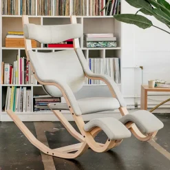 Varier Gravity ® Fauteuil de relaxation en tissu et bois* Chaise De Bureau|Fauteuil De Bureau