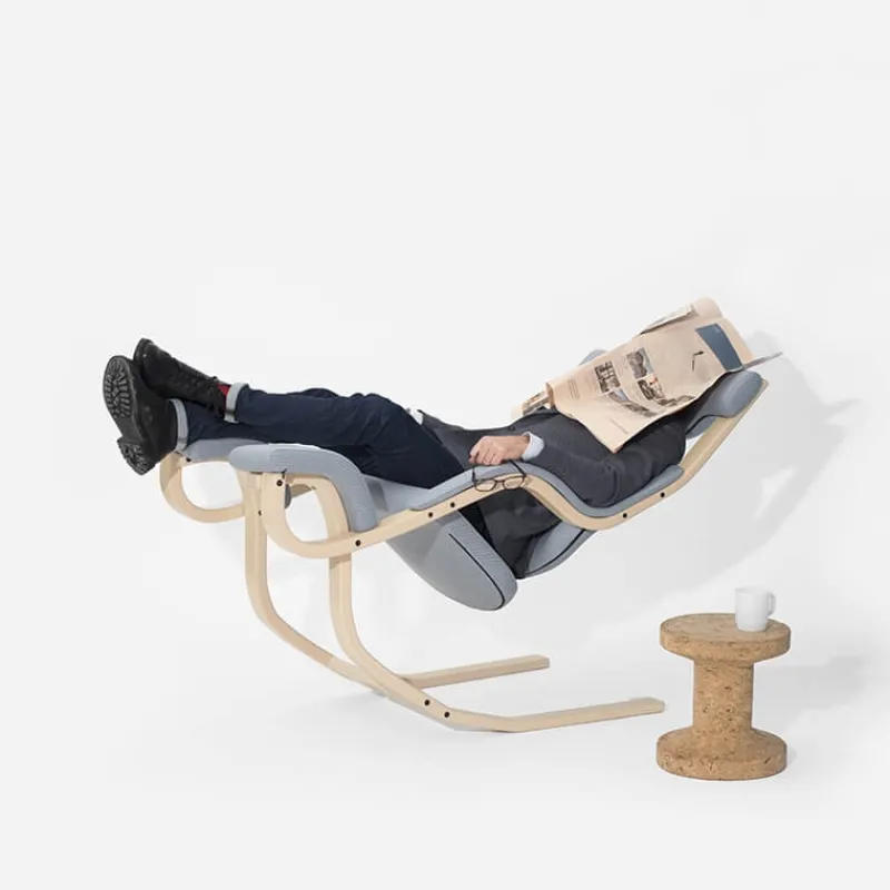 Varier Gravity ® Fauteuil de relaxation en tissu et bois* Chaise De Bureau|Fauteuil De Bureau