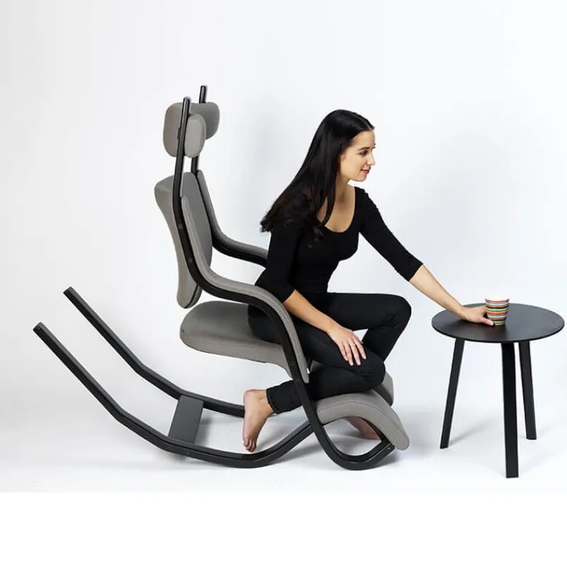 Varier Gravity ® Fauteuil de relaxation en tissu et bois* Chaise De Bureau|Fauteuil De Bureau