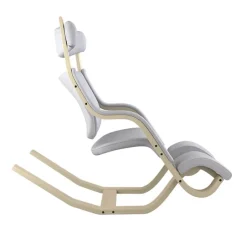 Varier Gravity ® Fauteuil de relaxation en tissu et bois* Chaise De Bureau|Fauteuil De Bureau