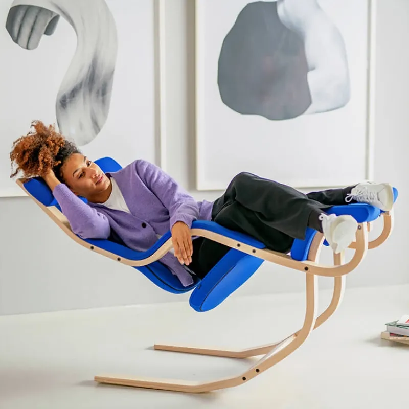 Varier Gravity ® Fauteuil de relaxation en tissu et bois* Chaise De Bureau|Fauteuil De Bureau