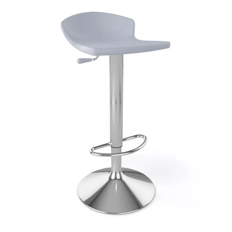 Guliver Tabouret italien réglable en hauteur et pivotant en technopolymère et métal chromé* Tabouret Snack (assise +/- 65 Cm)|Tabouret De Bar (assise +/- 80 Cm)