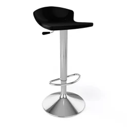 Guliver Tabouret italien réglable en hauteur et pivotant en technopolymère et métal chromé* Tabouret Snack (assise +/- 65 Cm)|Tabouret De Bar (assise +/- 80 Cm)