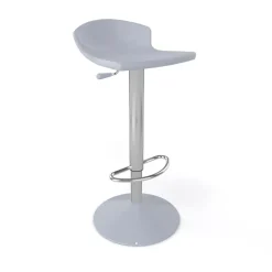 Guliver Tabouret italien réglable en hauteur et pivotant en technopolymère et métal chromé* Tabouret Snack (assise +/- 65 Cm)|Tabouret De Bar (assise +/- 80 Cm)
