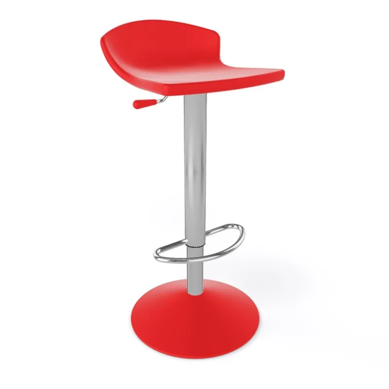 Guliver Tabouret italien réglable en hauteur et pivotant en technopolymère et métal chromé* Tabouret Snack (assise +/- 65 Cm)|Tabouret De Bar (assise +/- 80 Cm)
