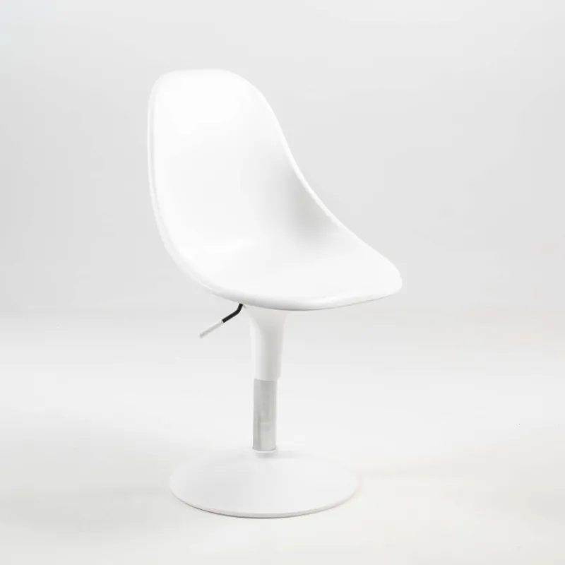 Harmony Chaise réglable en hauteur et pivotante design en technopolymère blanc* Chaise De Cuisine|Chaise De Salle à Manger