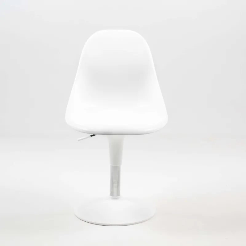Harmony Chaise réglable en hauteur et pivotante design en technopolymère blanc* Chaise De Cuisine|Chaise De Salle à Manger