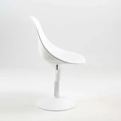 Harmony Chaise réglable en hauteur et pivotante design en technopolymère blanc* Chaise De Cuisine|Chaise De Salle à Manger