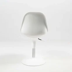 Harmony Chaise réglable en hauteur et pivotante design en technopolymère blanc* Chaise De Cuisine|Chaise De Salle à Manger