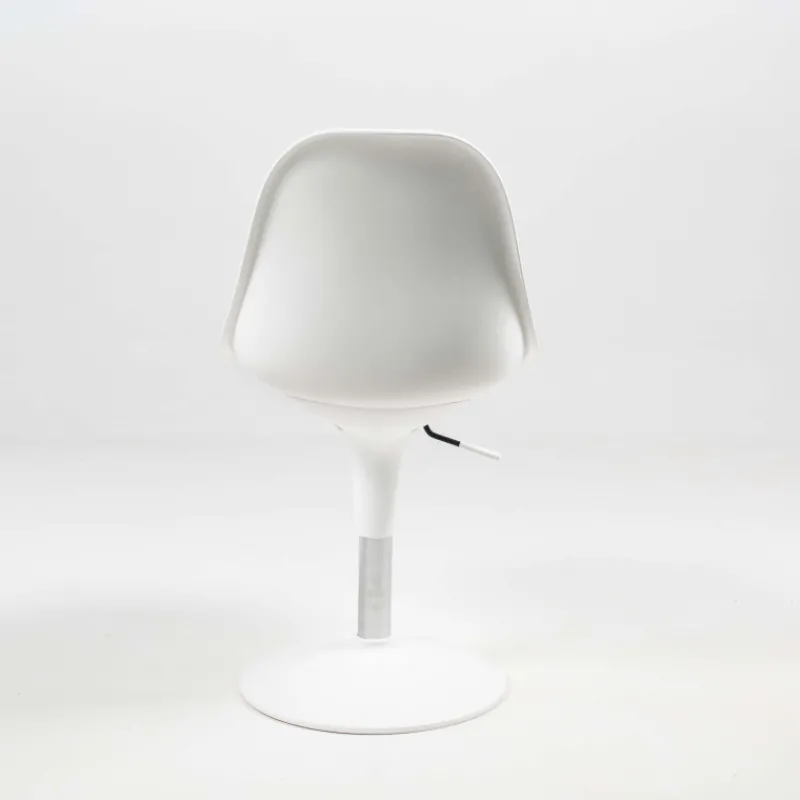 Harmony Chaise réglable en hauteur et pivotante design en technopolymère blanc* Chaise De Cuisine|Chaise De Salle à Manger