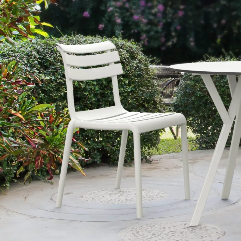 Helen Chaise de jardin moderne empilable en polypropylène* Chaise De Jardin