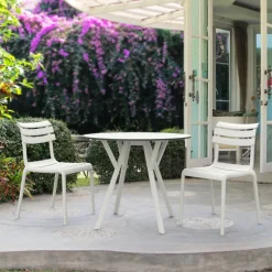 Helen Chaise de jardin moderne empilable en polypropylène* Chaise De Jardin