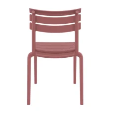 Helen Chaise de jardin moderne empilable en polypropylène* Chaise De Jardin