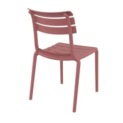 Helen Chaise de jardin moderne empilable en polypropylène* Chaise De Jardin