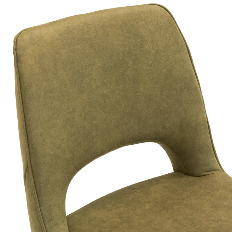 Hortense Chaise cocooning en tissu avec pieds en bois massif* Chaise De Salle à Manger|Chaise Salon