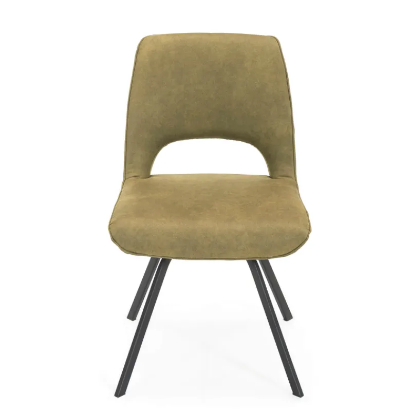 Hortense Chaise confortable en tissu avec pieds en métal* Chaise De Salle à Manger|Chaise De Bureau
