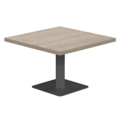 Cancio Ibero mini Table basse carrée en stratifié pied central* Table De Salon