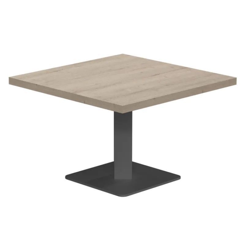 Cancio Ibero mini Table basse carrée en stratifié pied central* Table De Salon