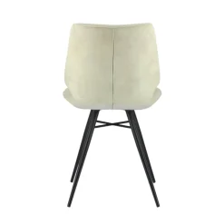 IbérisChaise design vintage rembourrée en velours* Chaise De Salle à Manger|Chaise Salon