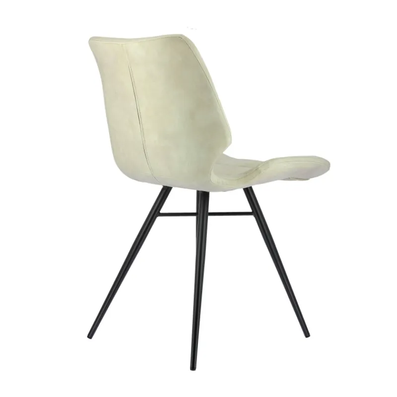 IbérisChaise design vintage rembourrée en velours* Chaise De Salle à Manger|Chaise Salon