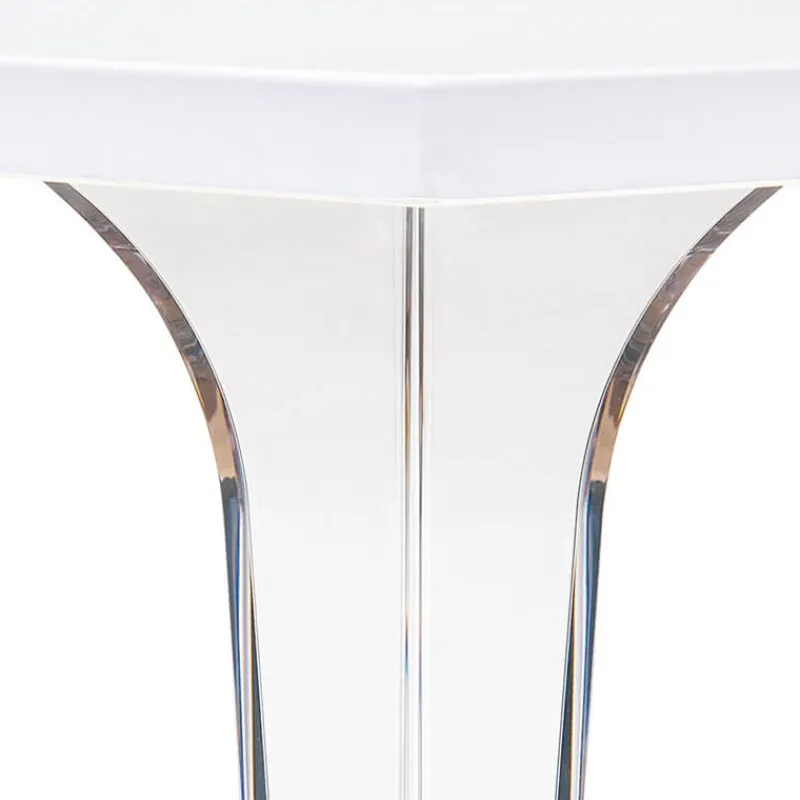 Ice Table carrée en polycarbonate et stratifié* Table De Cuisine|Table Pour Petit Espace