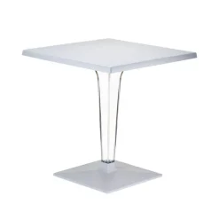 Ice Table carrée en polycarbonate et stratifié* Table De Cuisine|Table Pour Petit Espace