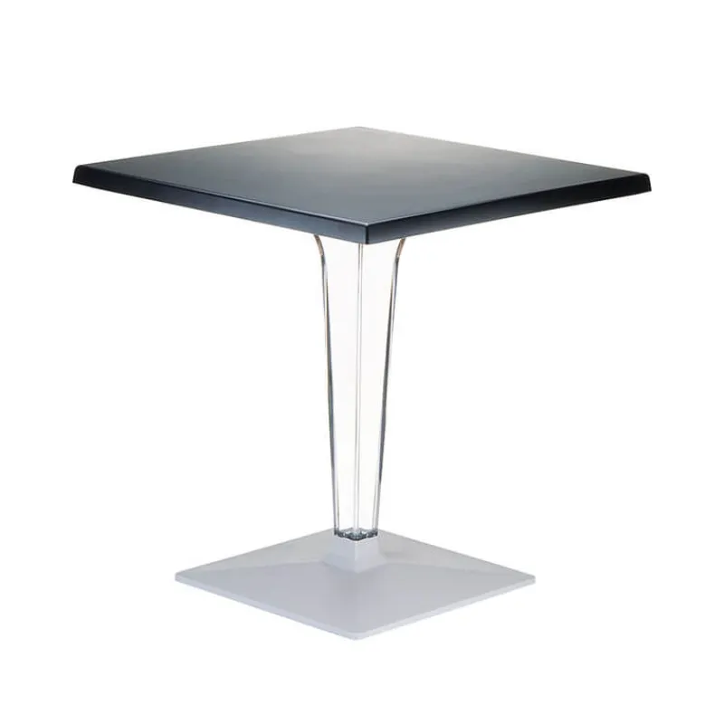 Ice Table carrée en polycarbonate et stratifié* Table De Cuisine|Table Pour Petit Espace