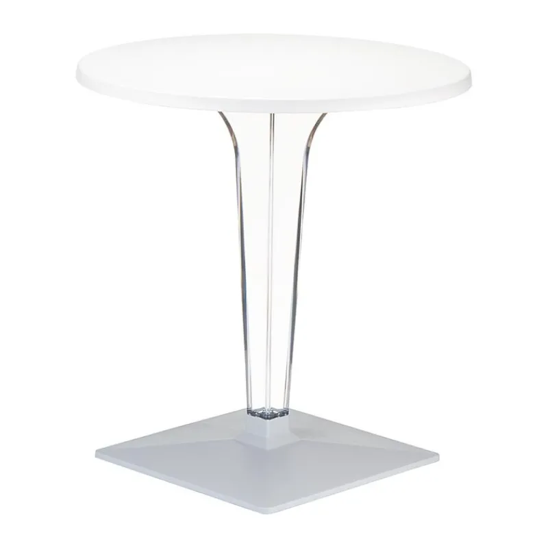 Ice Table design ronde en polycarbonate et stratifié* Table De Cuisine|Table Pour Petit Espace