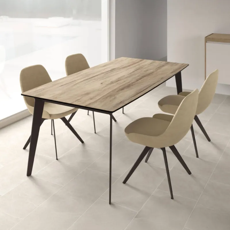 Cancio Infiné Table de salle à manger en céramique extensible* Table De Salle à Manger