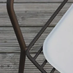 Altacom Jasmine Fauteuil de jardin design empilable en métal* Chaise De Jardin|Fauteuil De Jardin