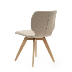 Mobitec Jeanne ® Chaise tendance en tissu avec pieds bois* Chaise De Salle à Manger|Chaise Salon