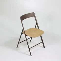 Altacom Jolie Chaise pliante italienne en bois et métal* Chaise De Cuisine|Chaise De Salle à Manger
