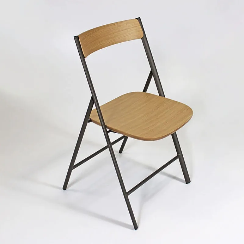 Altacom Jolie Wood Chaise d'appoint pliable en bois et métal* Chaise De Salle à Manger|Chaise De Cuisine