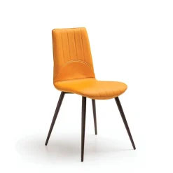 Europea Kansas Chaise italienne moderne avec pieds en métal* Chaise De Cuisine|Chaise De Salle à Manger