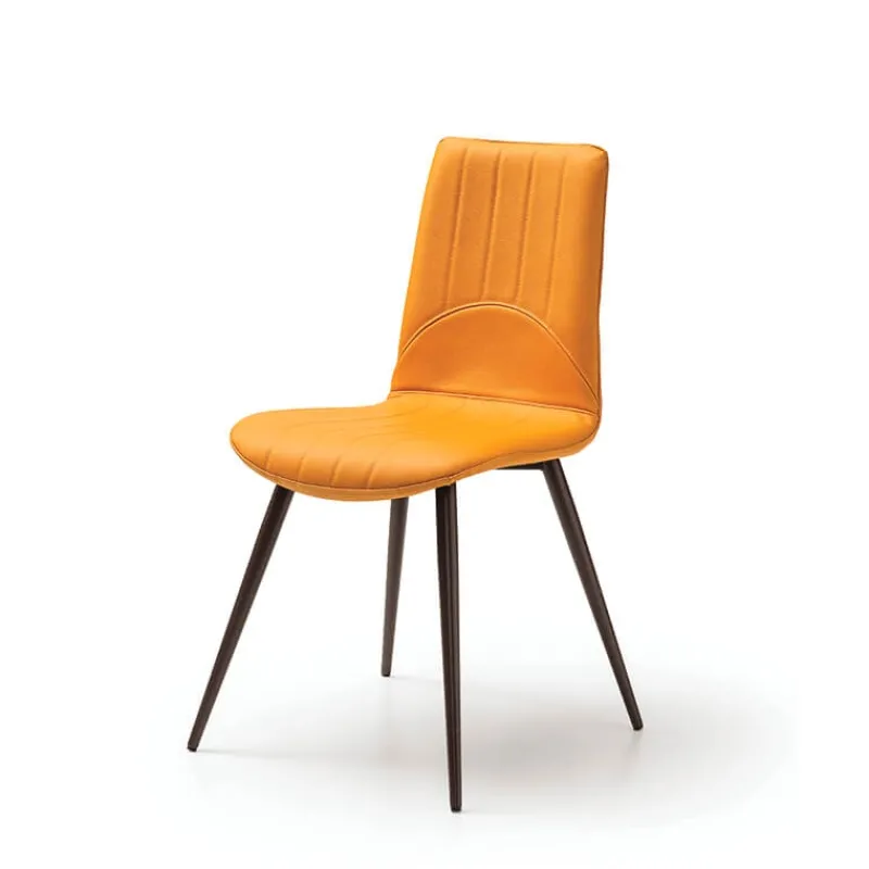 Europea Kansas Chaise italienne moderne avec pieds en métal* Chaise De Cuisine|Chaise De Salle à Manger
