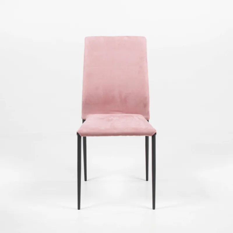 Ingenia casa Kendra Ingenia by Bontempi® Chaise moderne en tissu aspect nubuck et métal* Chaise De Salle à Manger